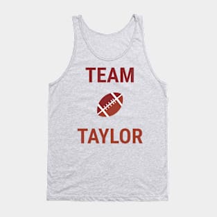 Team Taylor, Football Fans Tank Top